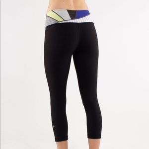 Cropped reversible lululemon leggings